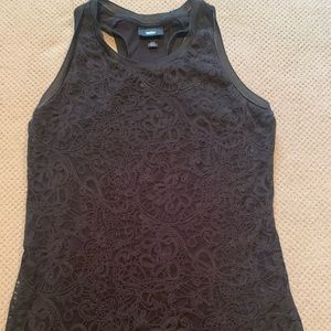 Black lace tank top. Mossimo from Target brand. Size xs.